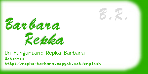 barbara repka business card